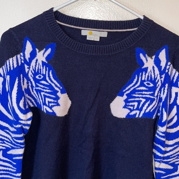Boden | Sweaters | Boden Navy Zebra 